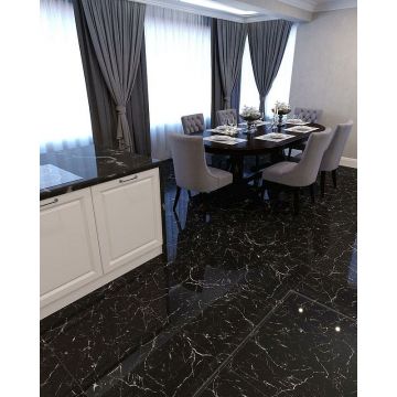 Керамогранит Cube Ceramica Black Marble 60x120 см полир.