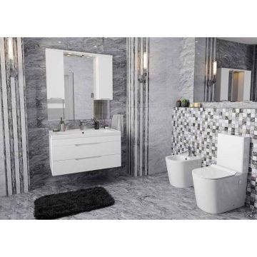 Настенная плитка Cube Ceramica (Куб Керамика) Prado Gray Dark 30x60 см