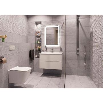Настенная плитка Cube Ceramica (Куб Керамика) Rockberry Panch Gris 30x60 см