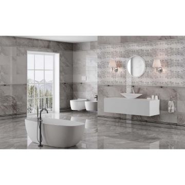 Декор Eurotile (Евротаил) Eclipse Gray карандаш 4х89,5 см (777)