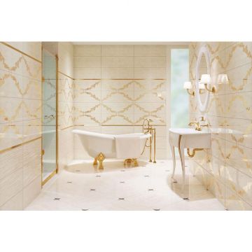 Керамическая плитка Eurotile (Евротаил) Lia Beige Lia рельеф 29,5х89,5 см (136 LIB2BG)
