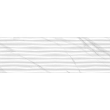 Керамическая плитка Eurotile (Евротаил) Calacatta 33x100 рельеф 32,5х100 см (922 CUS1WT)