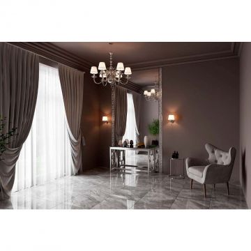 Керамическая плитка Eurotile (Евротаил) Verona Gray 49,5х49,5 см (740 VRU2GY)