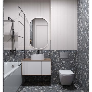 Керамогранит Eurotile Rus Eze GP Graphite 50х50 см