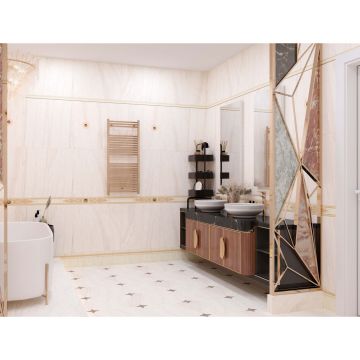 Бордюр Eurotile Rus (Евротаил Рус) Artemis центр 9,5х30 см (362)