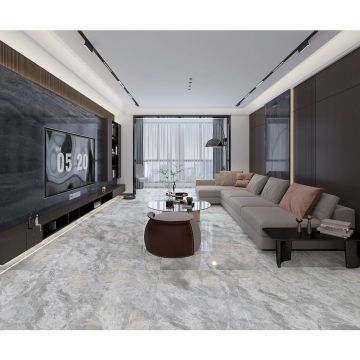 Керамогранит Basconi Home (Баскони Хоме) Grey Soul 60x120x0,8 см full body polished (gold) (BHW-0034)