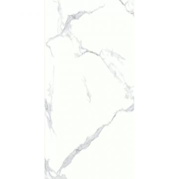 Керамогранит Basconi Home (Баскони Хоме) Calacatta White 60x120x0,8 см full body polished (sinking ink) (BHW-0021)