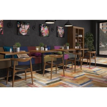 Керамогранит Cersanit (Церсанит) глазурованный Colorwood многоцветный рельеф 18.5х59.8 см (16730)