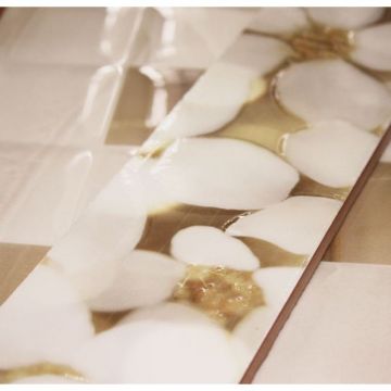 Бордюр Cersanit (Церсанит) стеклянный Universal Glass пурпурный 2х60 см (UG1L221)