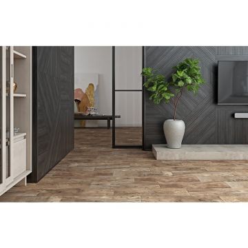 Керамогранит Cersanit глазурованный Harbourwood серый 18.5х59.8 см (16732)