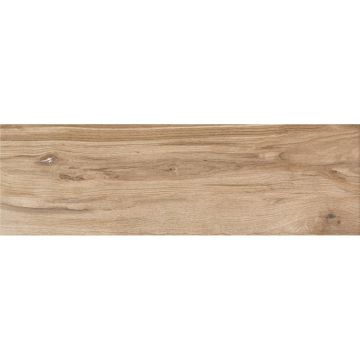 Керамогранит Cersanit (Церсанит) глазурованный MW4M112 Maplewood коричневый рельеф 18.5х59.8 см (16692)