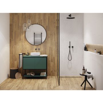 Керамогранит Cersanit (Церсанит) Organicwood коричневый рельеф 18,5х59,8 см (16714)