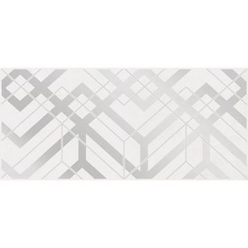Вставка Cersanit (Церсанит) Alrami серая геометрия 15916 20х44 см