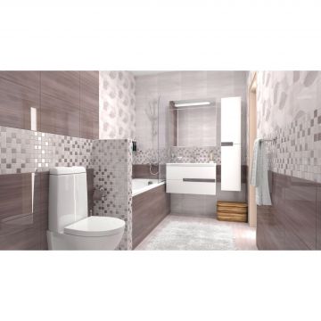 Настенная плитка Cersanit (Церсанит) Estella коричневая (EHN111D) 30х45 см