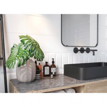 Вставка Cersanit (Церсанит) Evolution линии черно-белый (EV2G443) 20х44 см