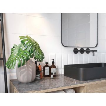 Вставка Cersanit (Церсанит) Evolution точки черно-белый (EV2G441) 20х44 см