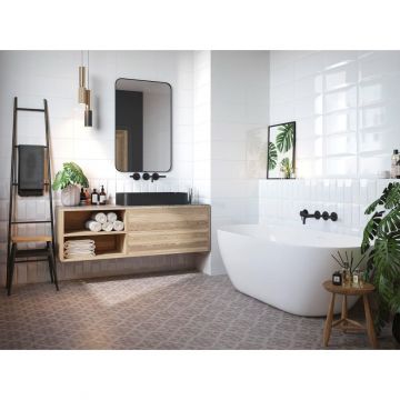 Настенная плитка Cersanit (Церсанит) Evolution рельеф кирпичи красный (EVG413) 20х44 см