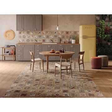 Керамогранит Cersanit (Церсанит) Florence пэчворк, узоры, многоцветный (16101) 42х42 см