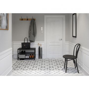 Керамогранит Cersanit (Церсанит) Motley пэчворк, геометрия, серый (C-MO4A094D) 29,8х29,8 см