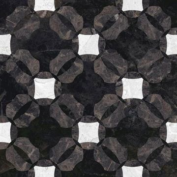 Керамогранит Cersanit (Церсанит) Queen узоры, многоцветный (16167) 42х42 см