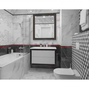 Мозаика Cersanit (Церсанит) Royal Stone белая 16040 30х30 см