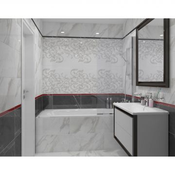 Мозаика Cersanit (Церсанит) Royal Stone белая 16040 30х30 см