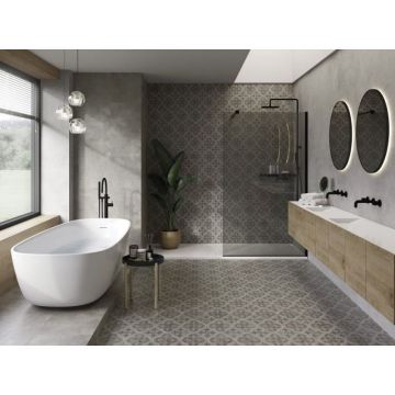 Керамогранит Cersanit (Церсанит) Soul пэчворк, серый (SL4R093D-69) 42х42 см, 16213