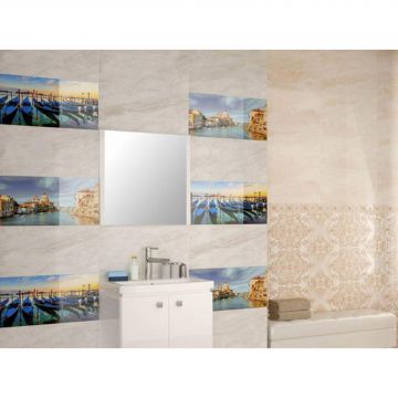 Вставка Cersanit Universal Glass многоцветная UG2L453 30х60 см