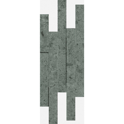 Декор Italon (Италон) Genesis Дженезис Грэй Брик 3D 28х78 см, толщ. 1 см (620110000088)