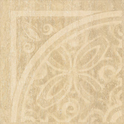Вставка Italon (Италон) Travertino Травертино Романо Угол Эден 30х30 см, толщ. 1 см (610090001154)