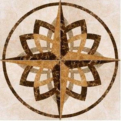 Вставка Italon (Италон) Elite Элит Уайт Блоссом 59х59 см, толщ. 1 см (610080000148)