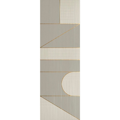 Вставка Italon (Италон) Element Элемент Титанио Бисквит 25х75 см, толщ. 0,85 см (600080000404)