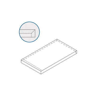 Ступень Italon (Италон) Charme Deluxe x2 (для улиц) Гриджио Оробико угл.лев. Х2 33х60 см, толщ. 2 см (620070001663)