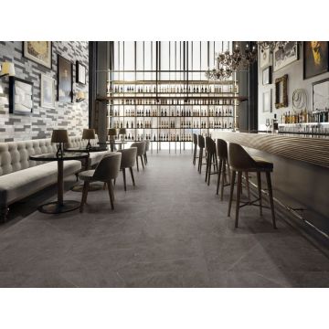 Керамогранит Italon (Италон) Шарм Эво Антрачит 60х120 см люкс (610015000406)