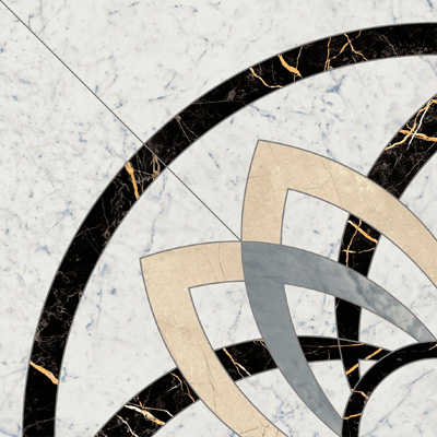 Декор Italon (Италон) Charme Extra Шарм Экстра Каррара Розон Анголо 59х59 см люкс , толщ. 1 см (620120000065)