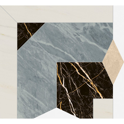 Декор Italon (Италон) Charme Extra Шарм Экстра Атлантик Интарсио Анголо 59х59 см люкс , толщ. 1 см (620120000071)