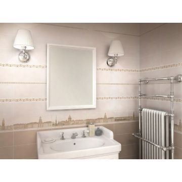 Настенная плитка Kerama Marazzi (Керама Марацци) Зимний сад Сафьян 15х40 см Светло-бежевый 15061