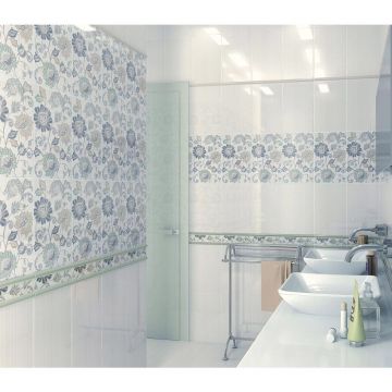 Бордюр Kerama Marazzi (Керама Марацци) Луиза Карандаш 25х2 см Светло-зеленый 91