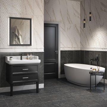 Бордюр Kerama marazzi (Керама Марацци) Алентежу белый обрезной 2.5х30 см (SPA055R)