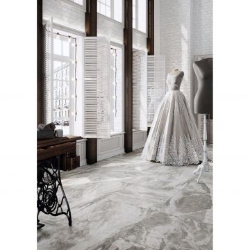 Керамогранит Kerama marazzi (Керама Марацци) Альбино серый обрезной 60х119.5 см (DL503100R)