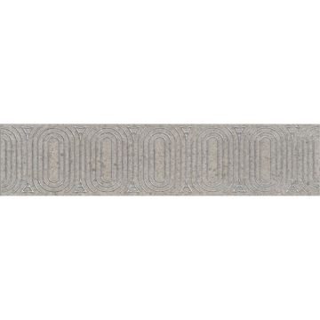 Бордюр Kerama marazzi (Керама Марацци) Безана серый 5.5х25 см (OP/B206/12137R)