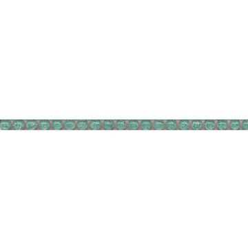 Бордюр Kerama marazzi (Керама Марацци) Бисер бирюзовый 0.6х20 см (POD010)