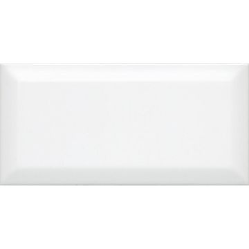 Плитка настенная Kerama marazzi (Керама Марацци) Бланше белый грань 9.9х2 см (19040N)
