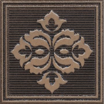 Вставка Kerama marazzi (Керама Марацци) Версаль коричневый 7х7 см (AD/B400/SG9297)