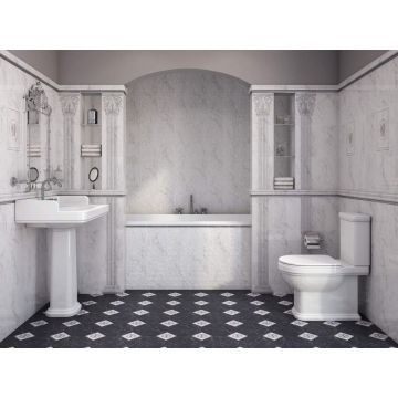 Плитка напольная Kerama marazzi (Керама Марацци) Сансеверо белая 9.8х9.8 см (1267HS)