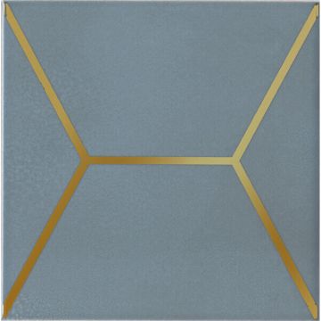 Декор Kerama marazzi (Керама Марацци) Витраж голубой 15х15 см (OP/E181/17067)