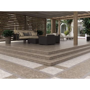 Подступенок Kerama marazzi (Керама Марацци) Галерея серый обрезной 10.8х60 см (SG218800R/2N)