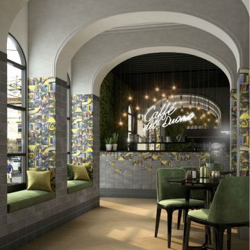 Плитка настенная Kerama marazzi (Керама Марацци) Граффити серый темный 9.9х2 см (19067)