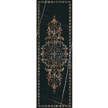 Декор Kerama marazzi (Керама Марацци) Греппи черный 40х120 см (HGD/B441/14037R)