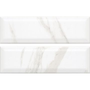 Плитка настенная Kerama marazzi (Керама Марацци) Дорато белый грань 8.5х28.5 см (9034)